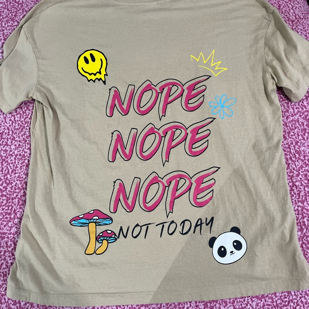 Tan Kids T-Shirt with Fun Graphics
